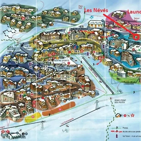 Neves - Location: Pour 4 Personnes Dans Un Quartier Anime 아파트 *
